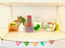 Load image into Gallery viewer, DIY Mother&#39;s Day Tiered Tray or Shelf Decor Kit