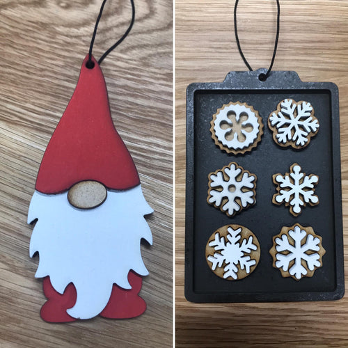 DIY Christmas Ornaments- Gnome and Christmas Cookies