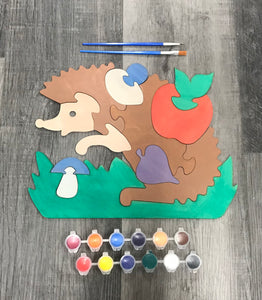 DIY Hedgehog Puzzle