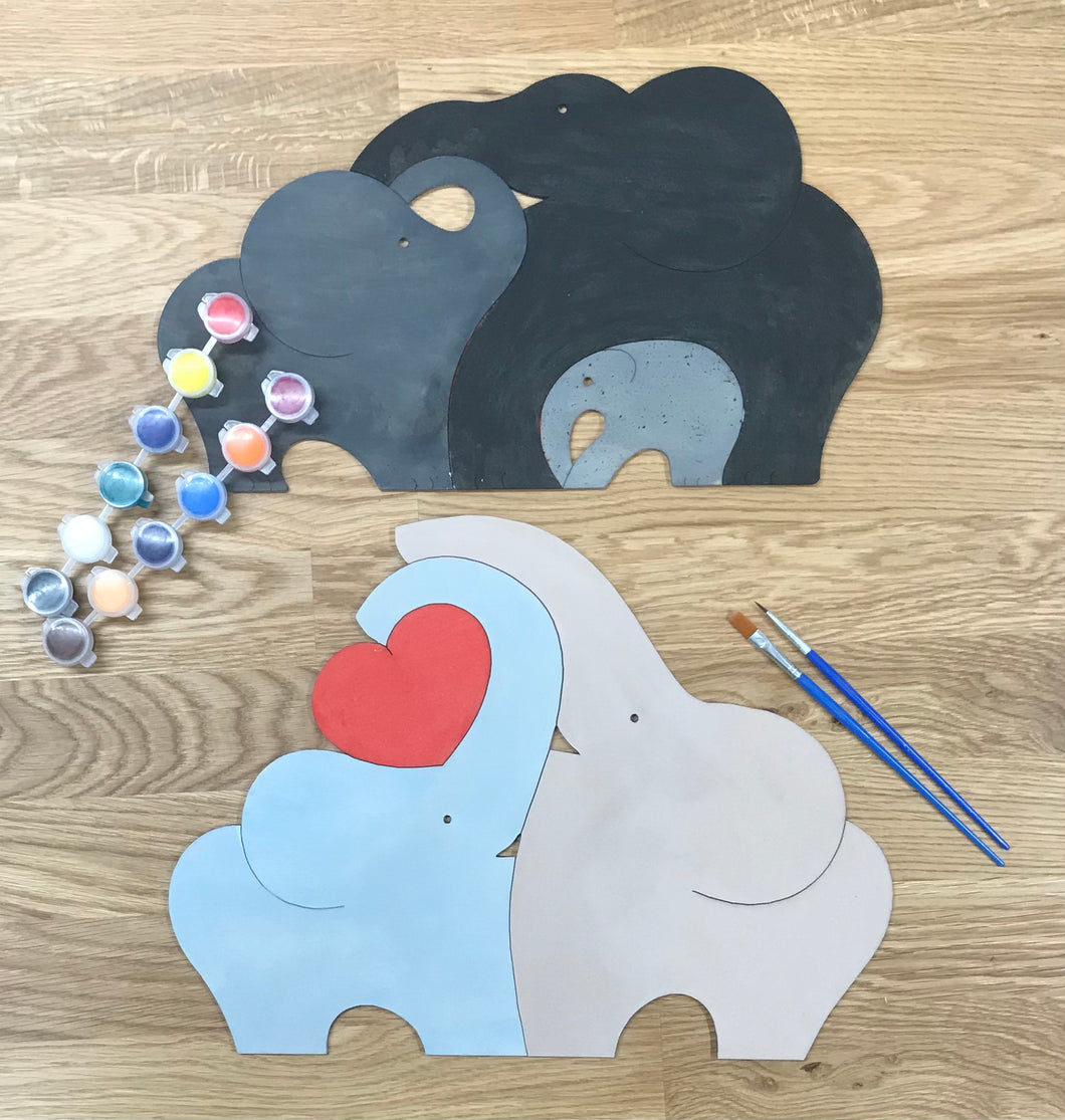 DIY Elephant Puzzle Set