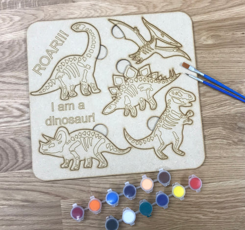 DIY Dinosaur Puzzle