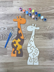 DIY Giraffe Puzzle