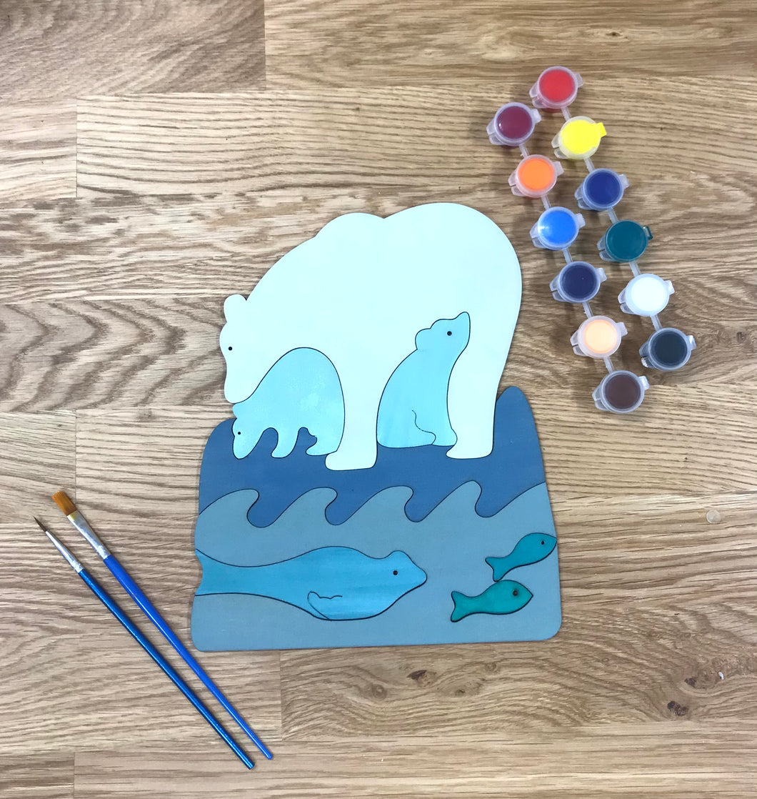 DIY Polar Bear Puzzle