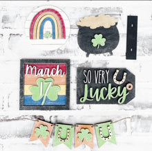 Load image into Gallery viewer, St Patrick&#39;s Day Shelf Décor Or Tiered Tray Décor